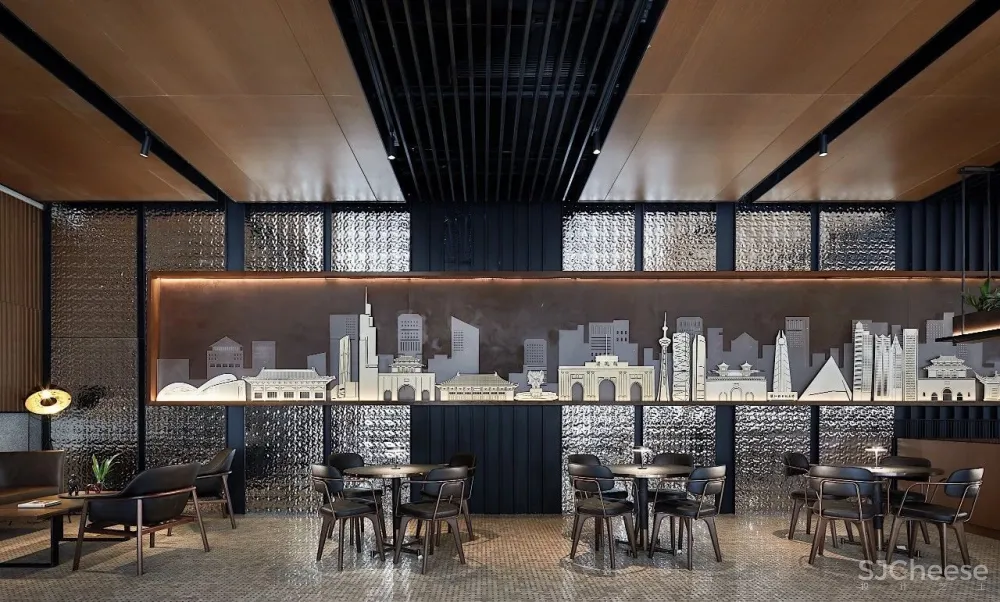 南京万科未来城售楼处 效果图和实景照片