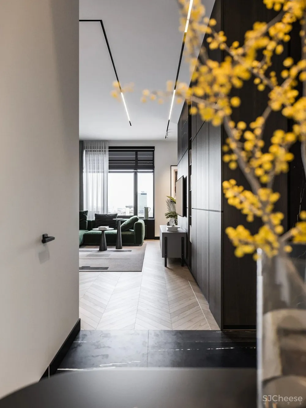 113㎡实用大两居,轻奢简致!