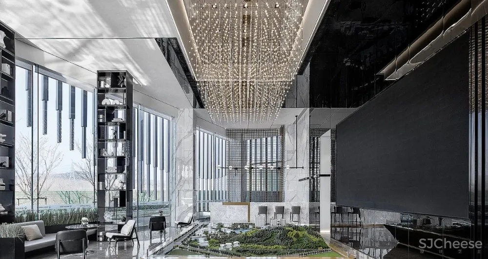 奢华金点缀大理石,恰到好处的低调简洁!