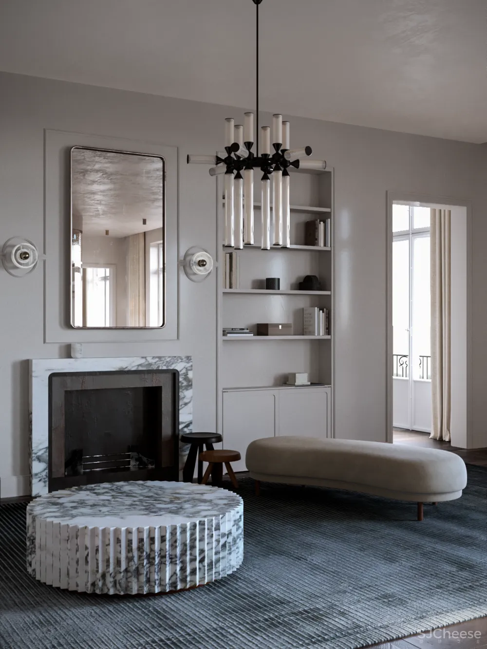 Katarina Rulinskaya | Warsaw Paris , 巴黎质朴气息住宅