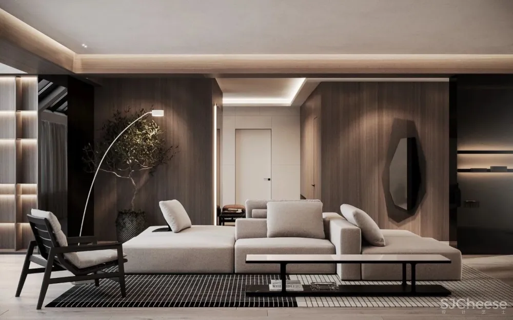 自然简约的两层公寓，一家四口的温馨日常！