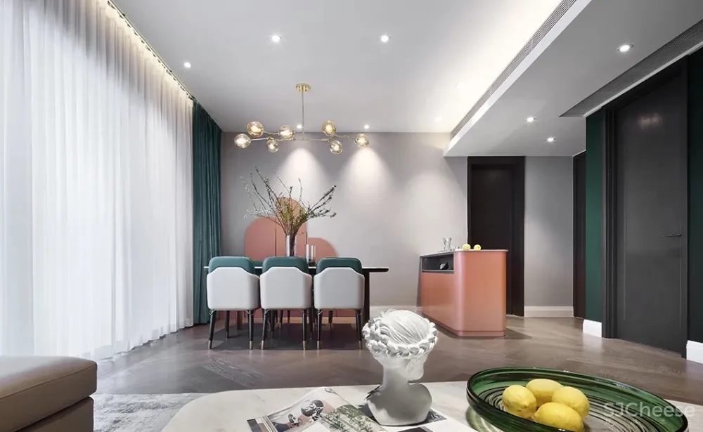 这样的撞色搭配,太美了!