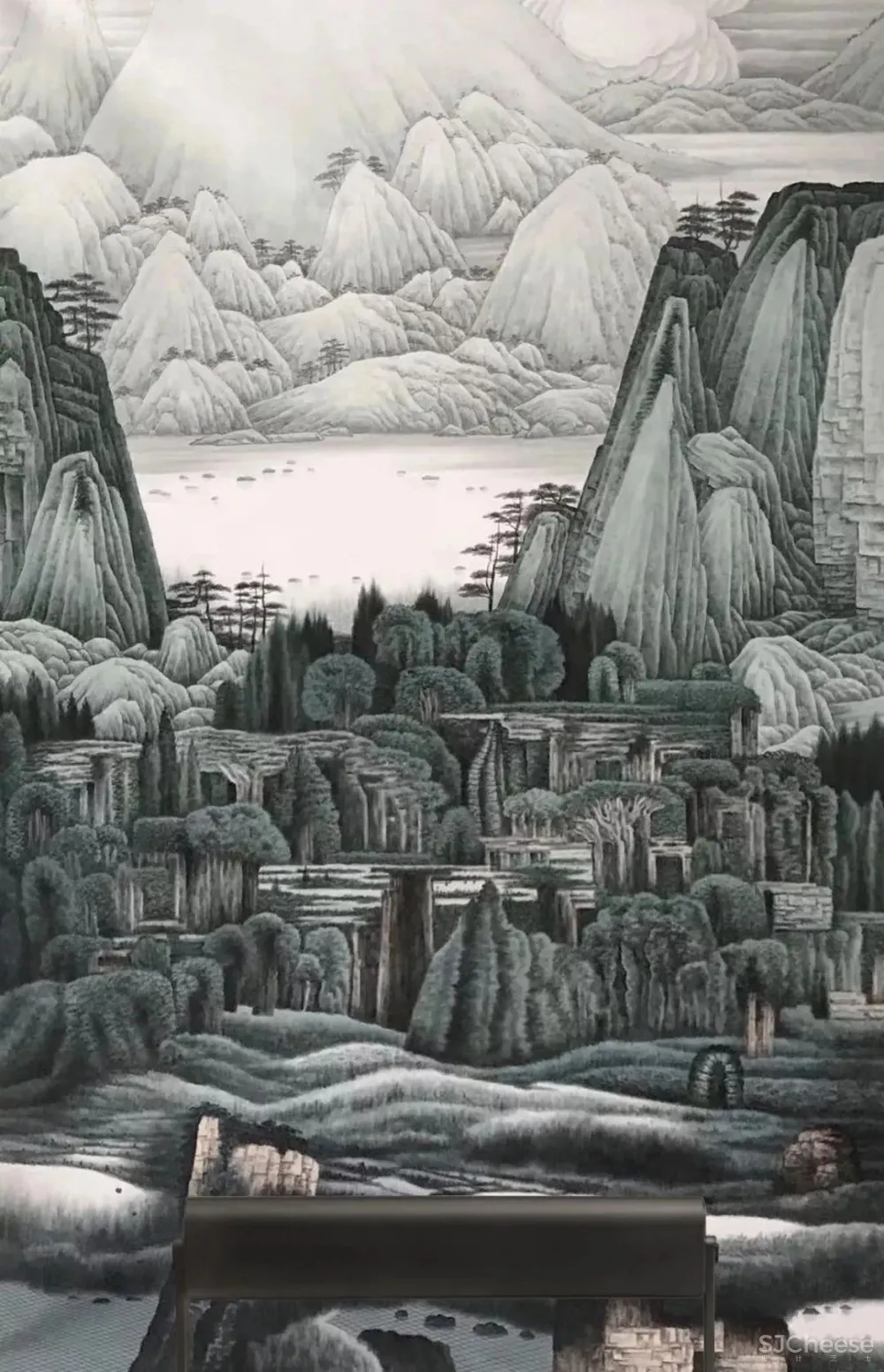 高级灰 新中式,融创广深春风岭南图书馆:以阅读的日常,镌刻一座精神地标