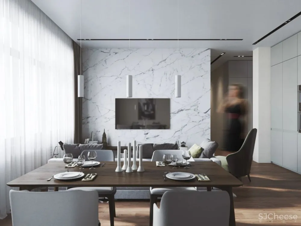 93㎡自然温馨的家庭公寓,一家四口的恬逸日常!