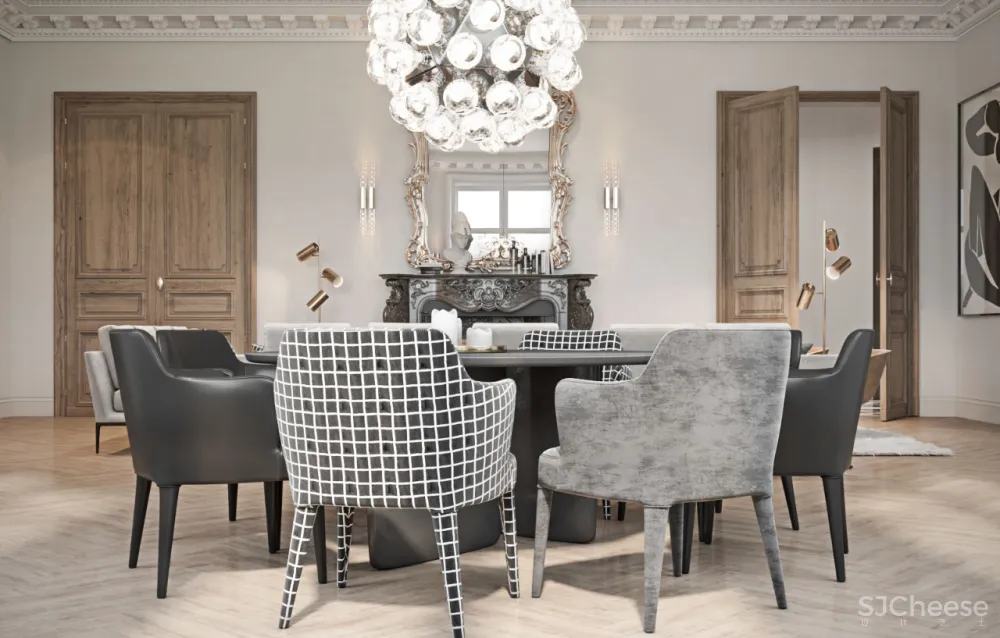 最美新古典两层公寓,贵族生活的正确打开方式!