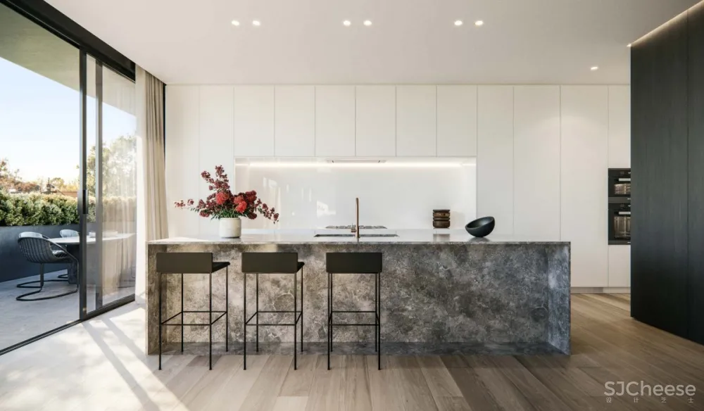 Conrad Architects | Malvern Townhouses , 现代轻奢的简约住宅