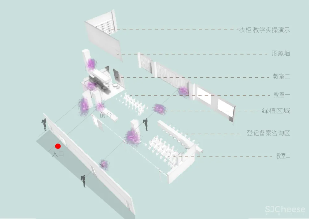 佳禾国际家政服务中心 办公室室内项目