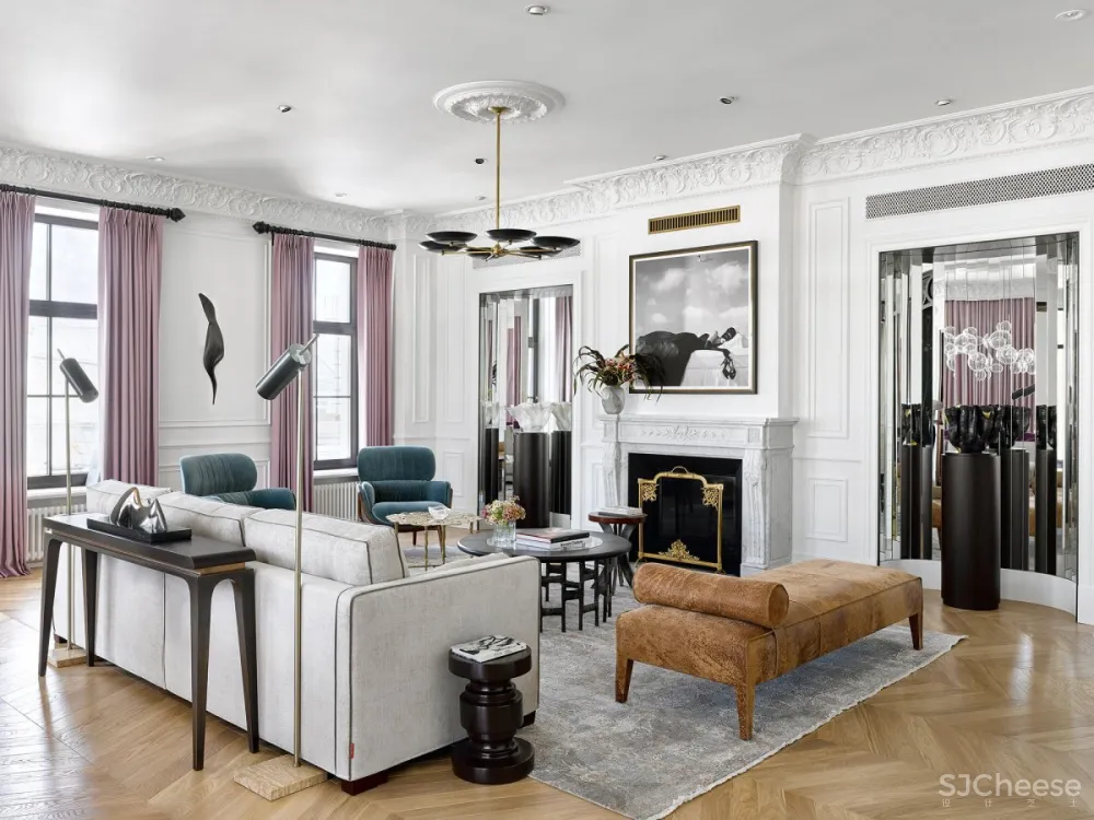 Marion Studio | Moscow Apartment , 轻奢时尚的华丽住宅