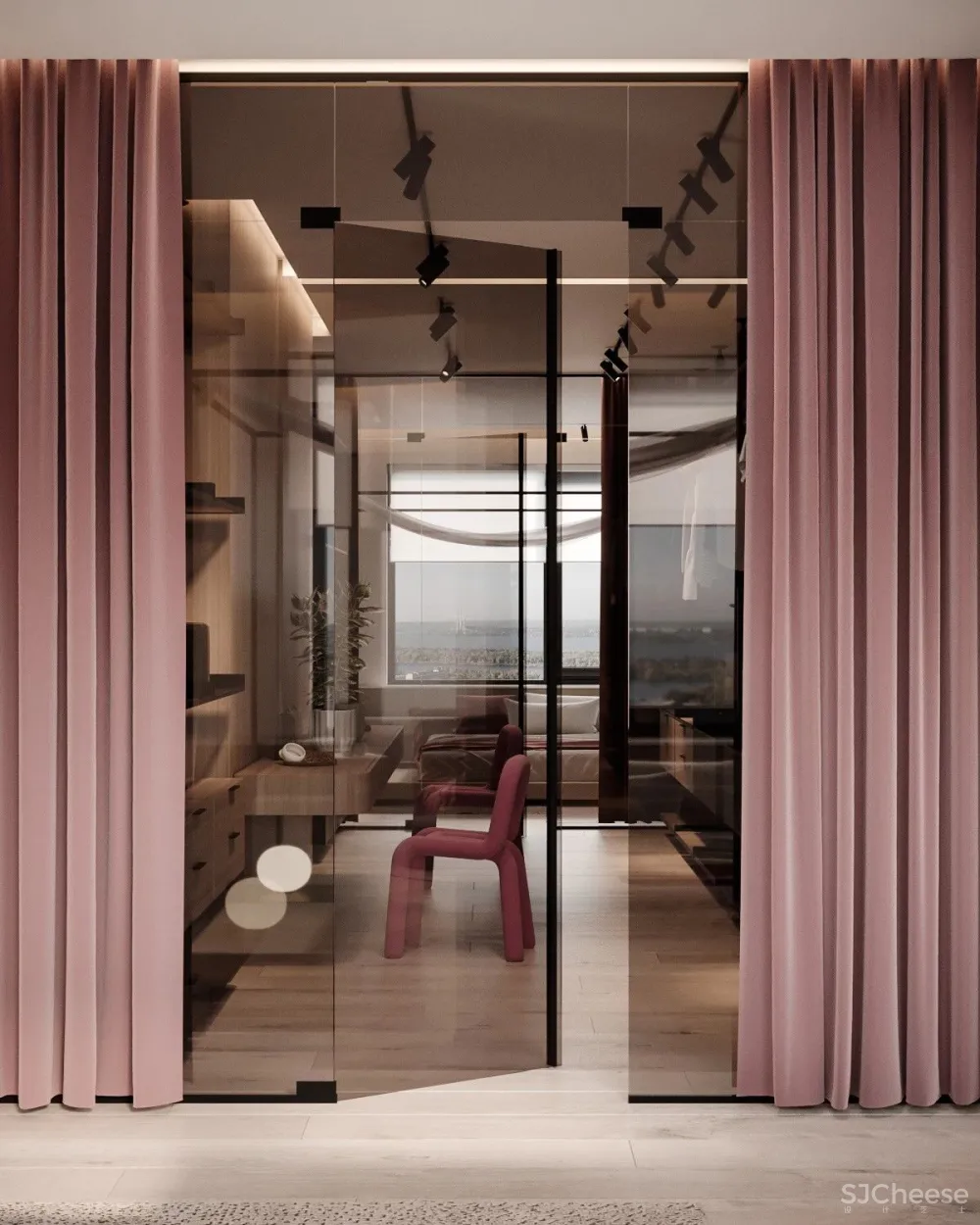 自然简约的两层公寓，一家四口的温馨日常！