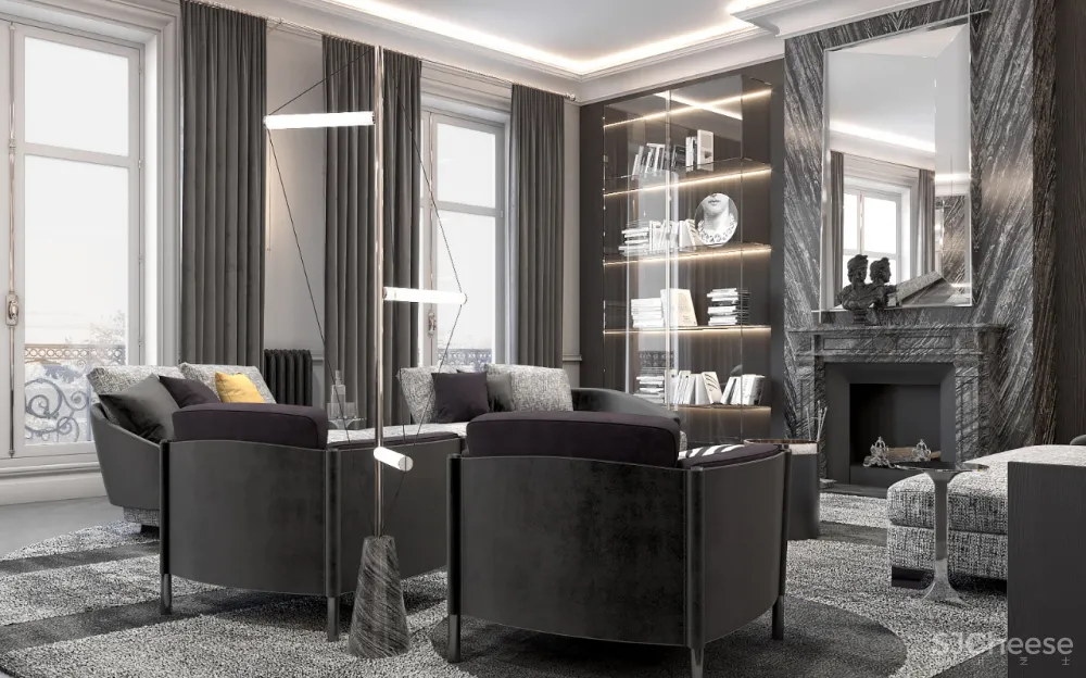 高级灰私宅，揭秘都市菁英偏爱的家！