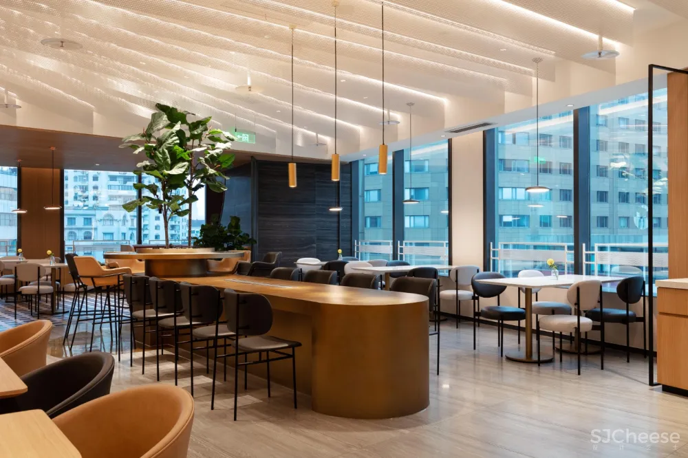 海底捞下午茶打浦路店 / 采一片云,连接自然与空间