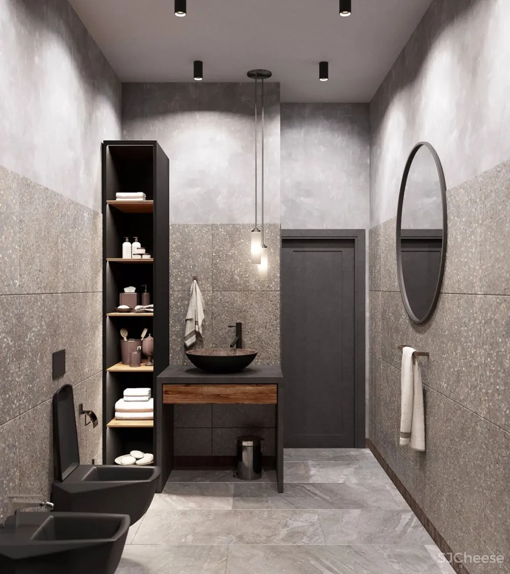 165㎡前卫复古风住宅,刚柔并济,优雅出新高度!