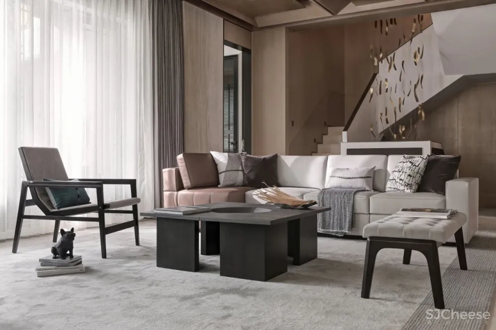 190m² 非凡别墅,温润、朴质的气质美学!