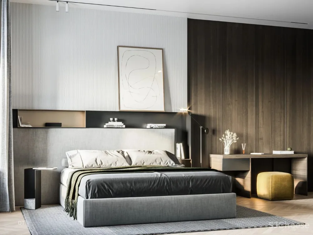 绿色 轻奢,写意悠然清新空间