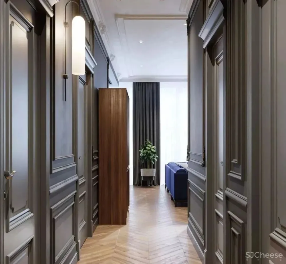 110㎡知性优雅住宅,令人无法抗拒的时髦蓝色!