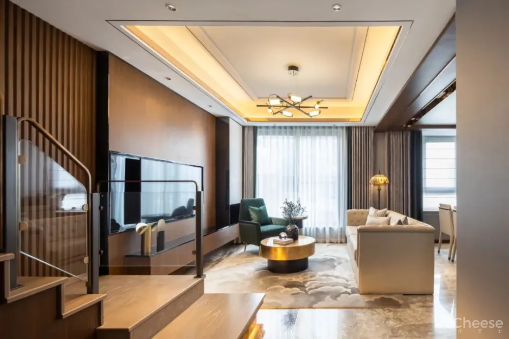 146㎡建邦国宸府,精致生活,在热烈的艺术间穿行 丽凯设计