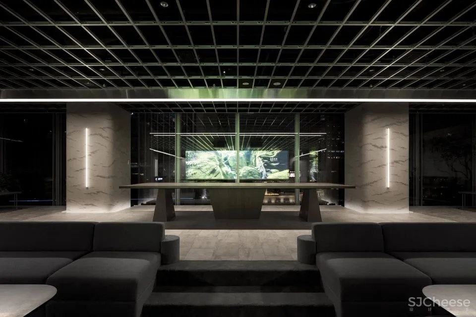 模糊图像与现实空间之间的界限 WARP办公空间 I IN Inc.