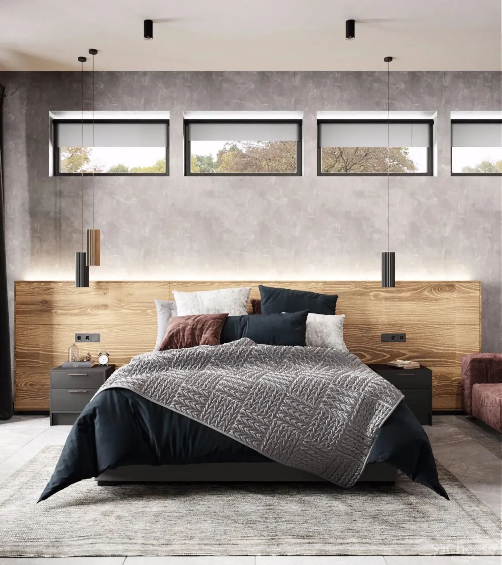 165㎡前卫复古风住宅,刚柔并济,优雅出新高度!