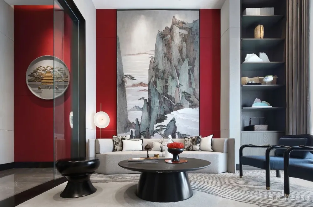 【朱砂红 白色】传统文化通过精简提炼,散发出属于东方的摩登魅力!