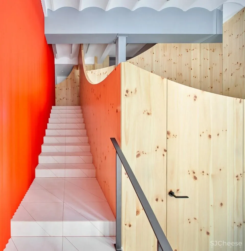 弧形隔断“森林” 西班牙Impress牙科诊所 Raúl Sánchez Architects