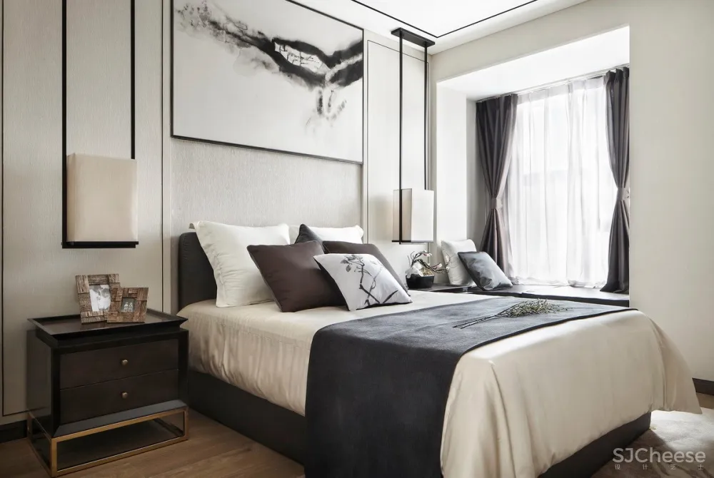 【太谷设计】郑州·永威西溪花园样板房—新中式