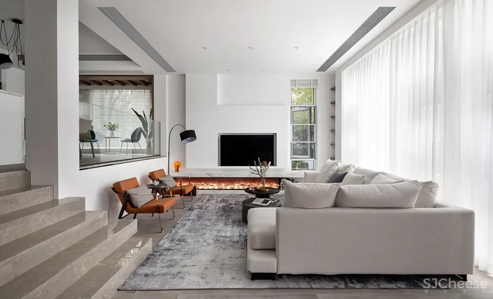 340㎡极简别墅,越简洁、越有气质!