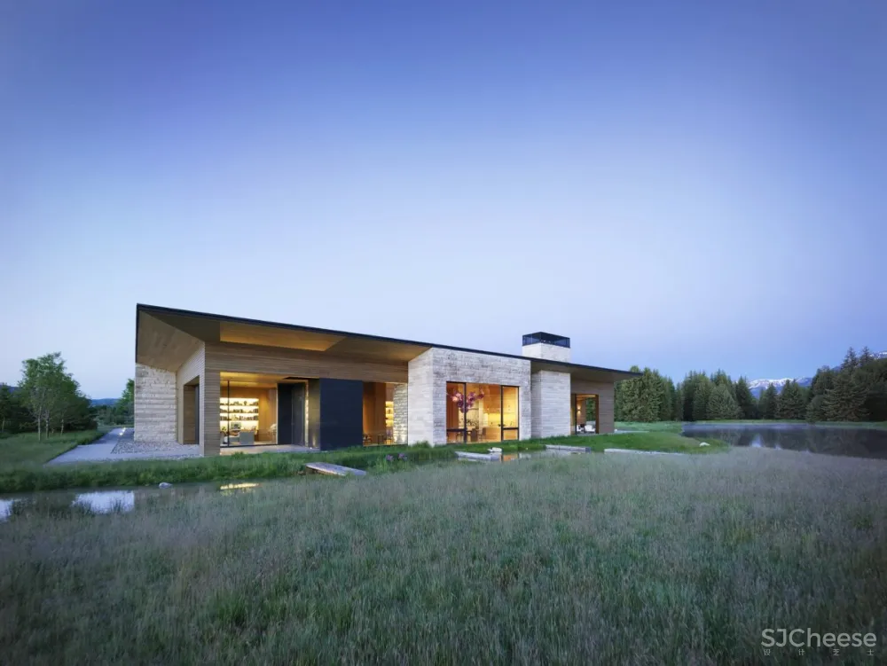 CLB Architects | Lefty Ranch House , 现代舒适的自然景观住宅