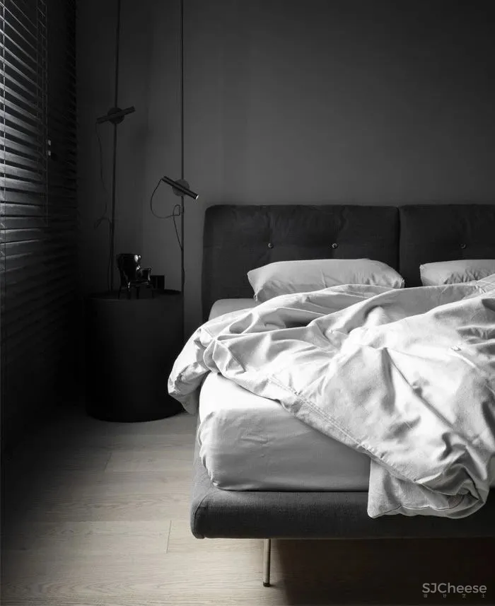 将色彩运用到极致，时髦灵动下非黑即白的男女公寓