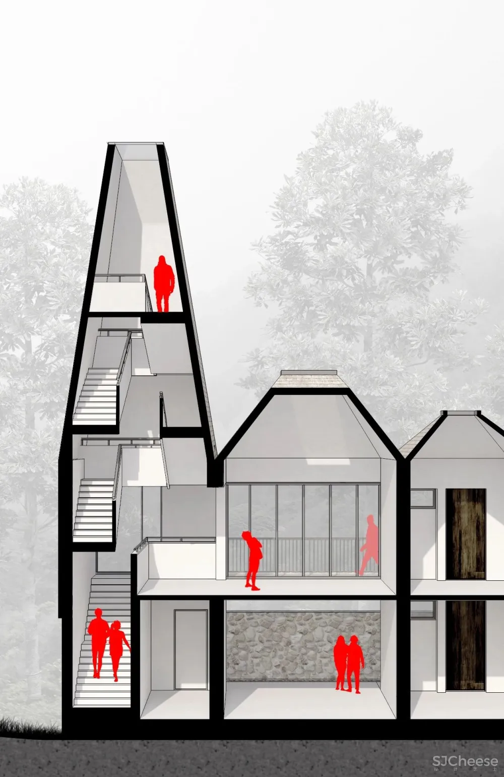 深山里的茶园民宿,美。