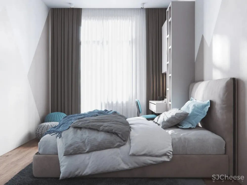 93㎡自然温馨的家庭公寓,一家四口的恬逸日常!