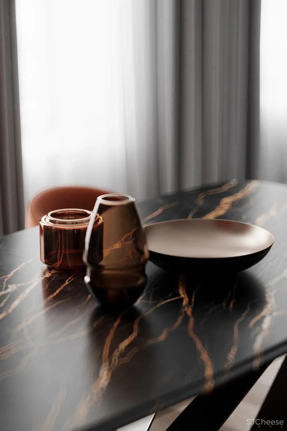 180㎡年轻夫妇的家，高级灰 大理石，这样才高级！