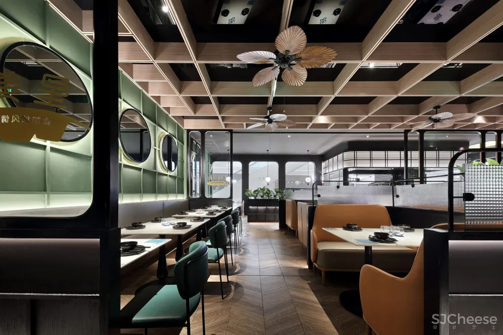 品牌餐厅设计·新加坡风格餐厅设计·深圳餐饮空间设计:星美聚