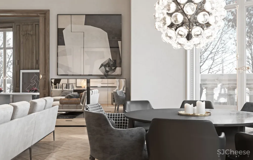 最美新古典两层公寓,贵族生活的正确打开方式!