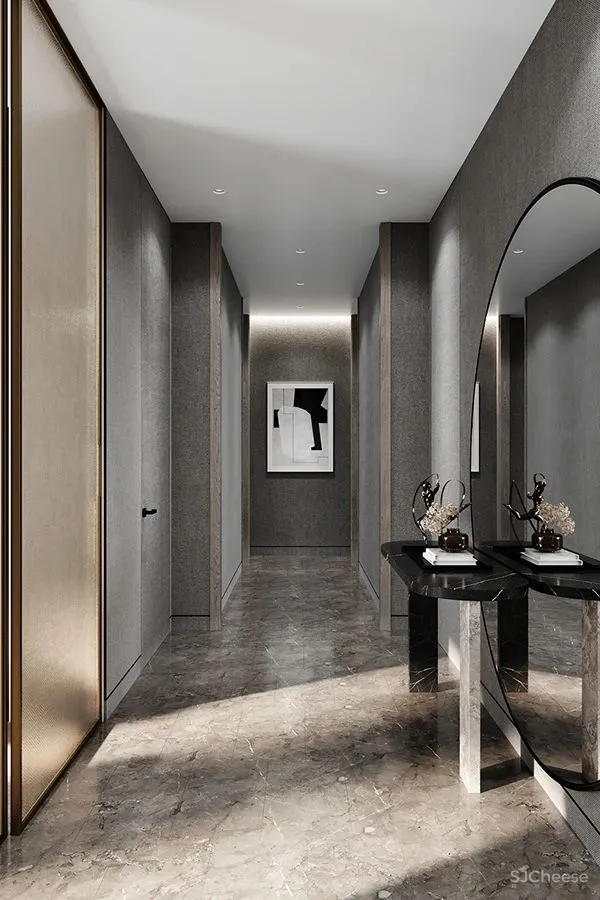180㎡年轻夫妇的家，高级灰 大理石，这样才高级！