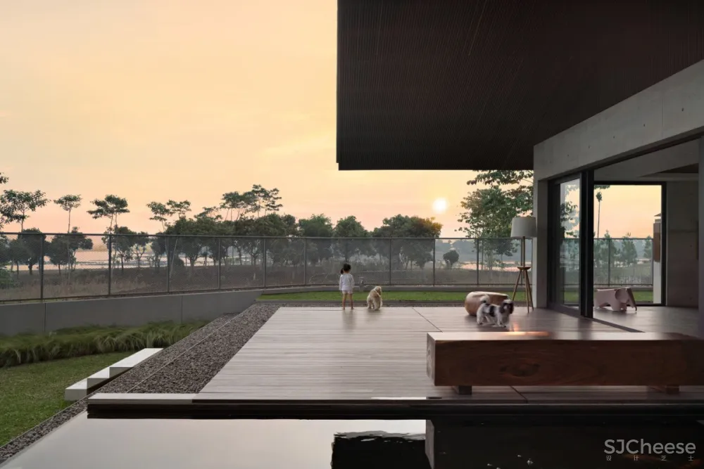 Pranala Associates | Iyashi House , 现代混凝土景观别墅