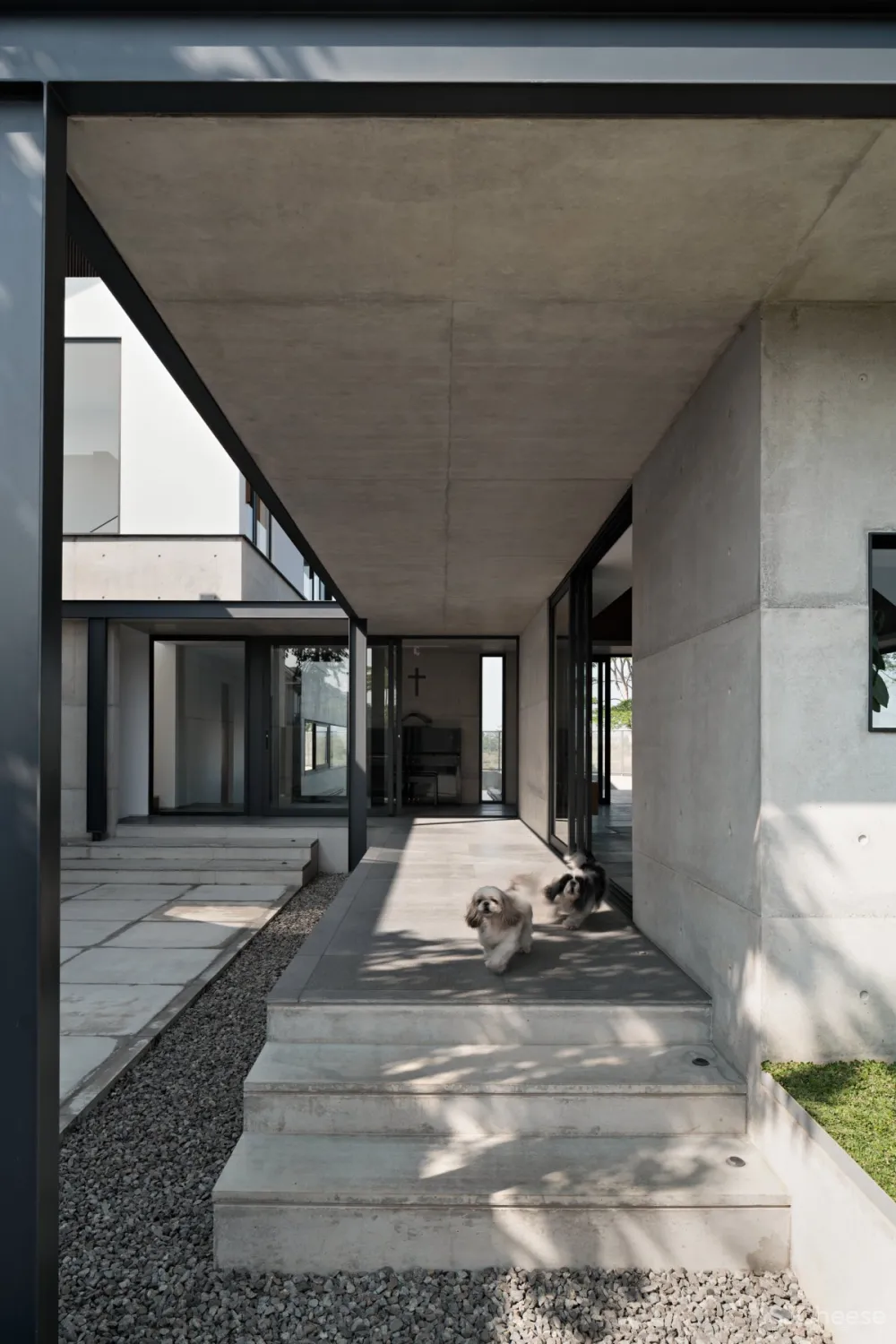 Pranala Associates | Iyashi House , 现代混凝土景观别墅