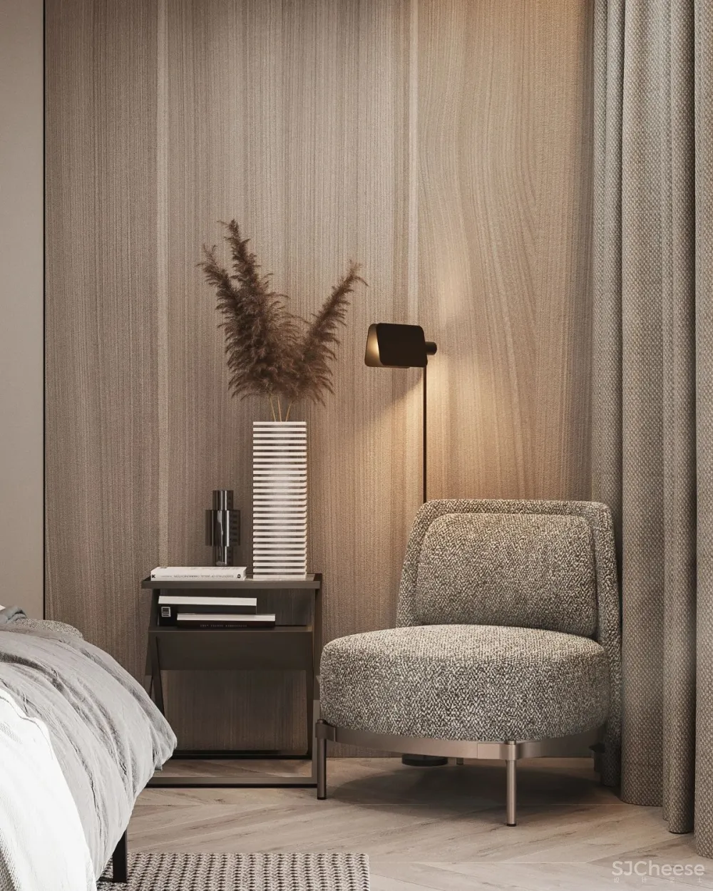 170㎡大都市住宅，大理石 胡桃木，绝对的美学！