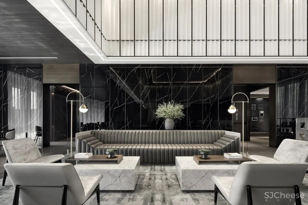 奢华金点缀大理石,恰到好处的低调简洁!