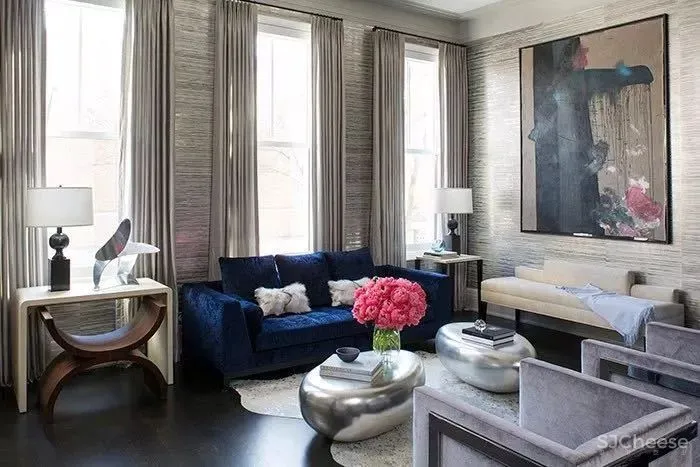 高级灰 蓝色，打造优雅的高贵感