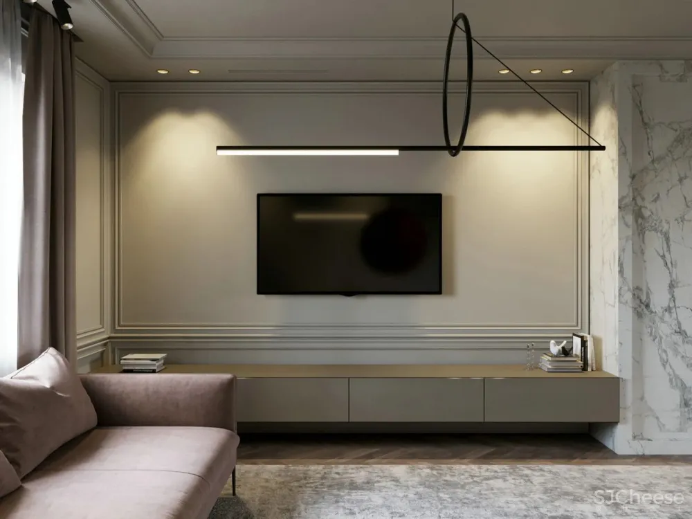 现代简欧住宅，淡雅生活的精致居所！