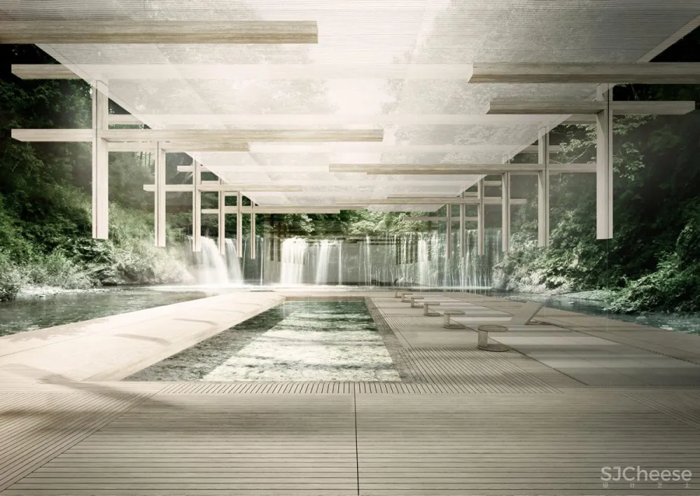 Gwenael Nicolas | Sen Hakone度假村 , 日式“虚拟酒店”的构想