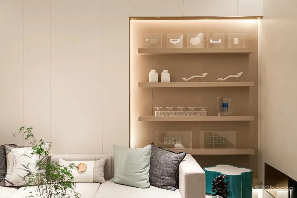 300㎡超美新中式：茶色悠然，新派雅趣！