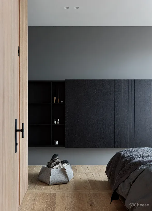 独居女性的126平米让时髦与智能打造“暗黑系”的温暖空间