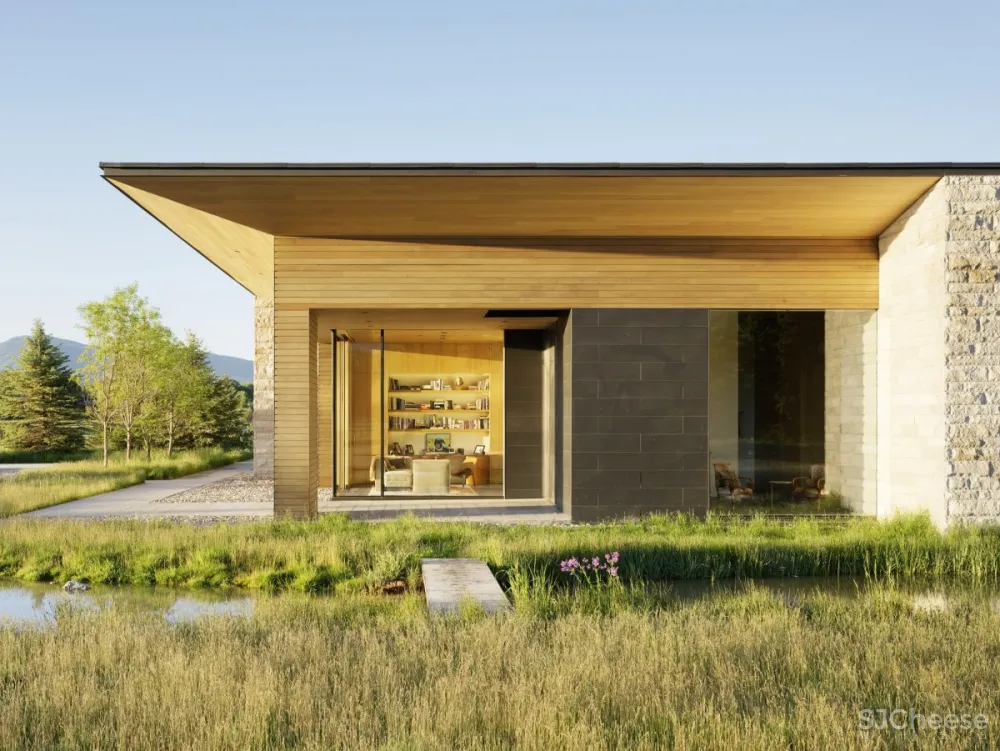 CLB Architects | Lefty Ranch House , 现代舒适的自然景观住宅