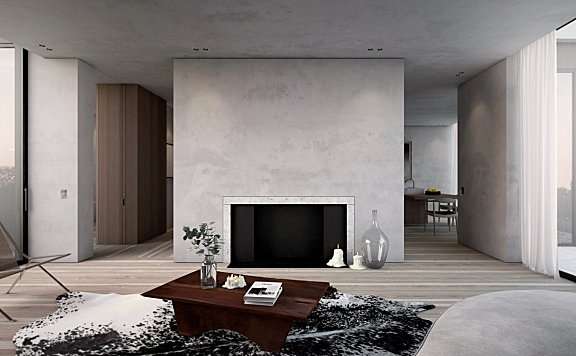 Kerstens Design | ALB Penthouse , 极简主义的冷静美学