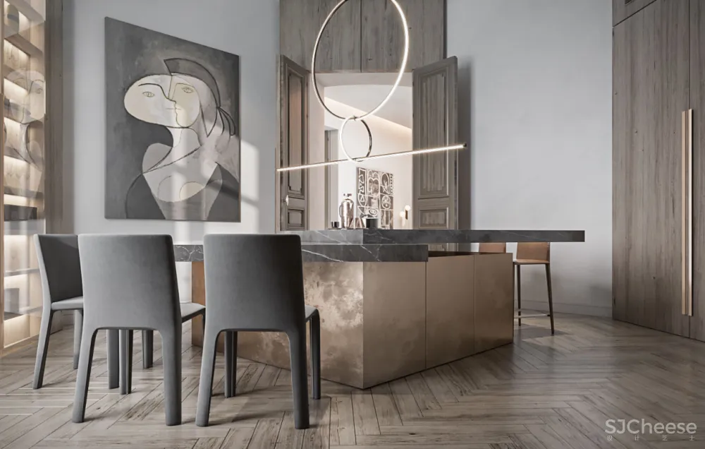 最美新古典两层公寓,贵族生活的正确打开方式!