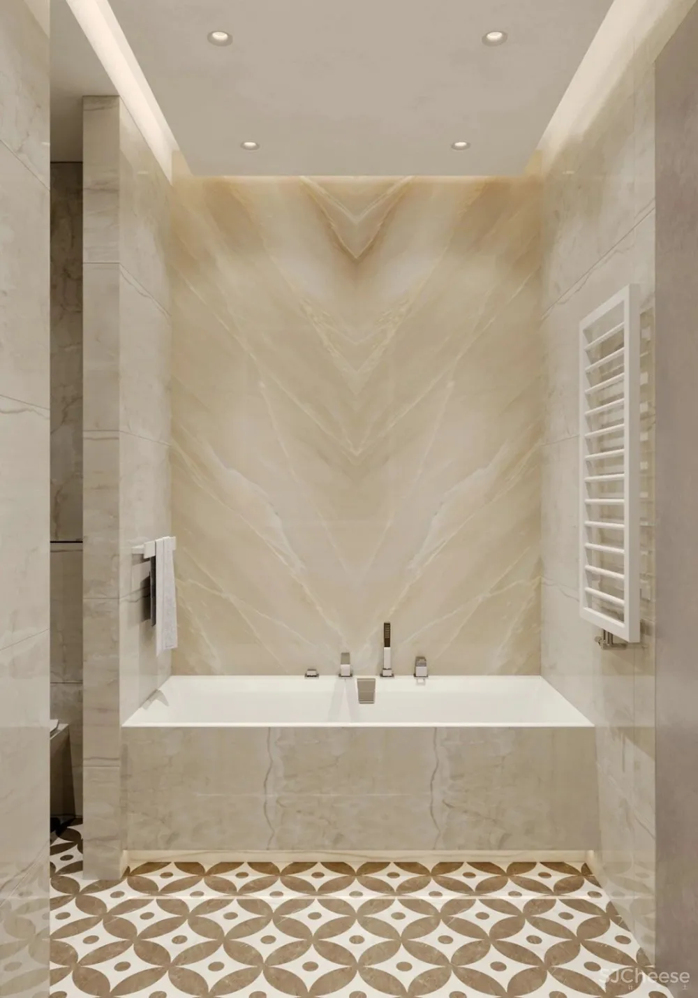 贴近自然的暖粉色公寓,大气实用,颇具格调!