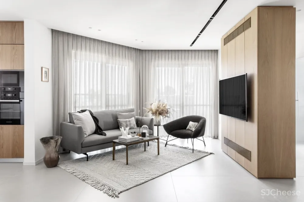 Maya Sheinberger | S Apartment , 极简舒适的现代住宅