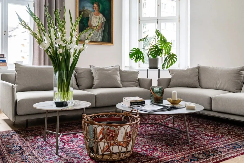 这个以“绿”为美的空间,打造出了现代与古典兼具的极致魅力