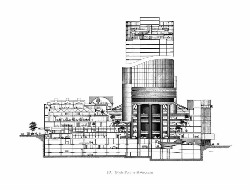 纪念最美“中庭”建筑师-约翰∙波特曼 John Portman